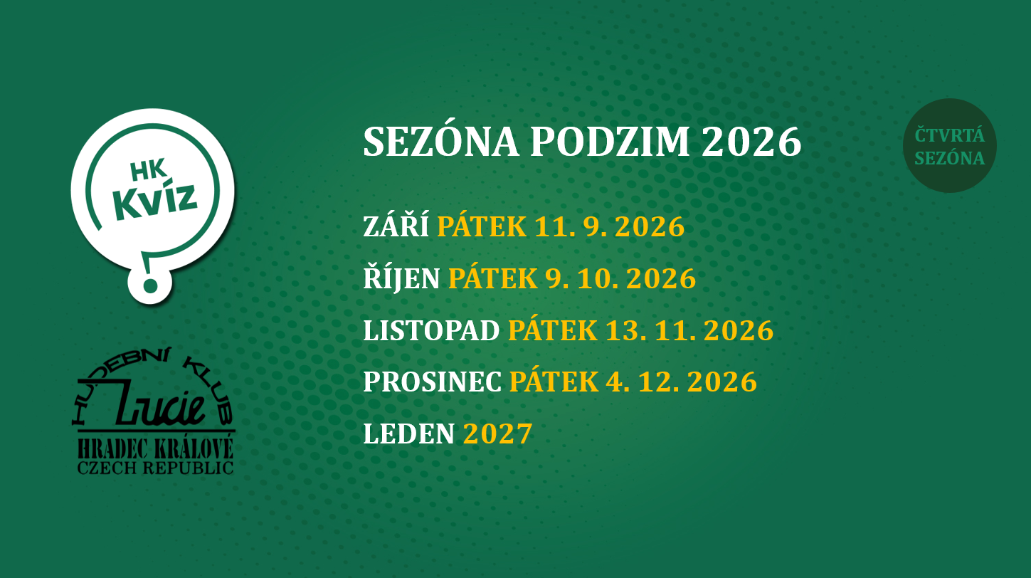 HK Kvíz – sezóna podzim 2026